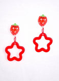 Strawberry Star Earrings - In Control Clothing