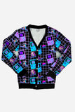 Aesthetic Video Game Black Cardigan - In Control Clothing
