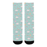 Clouds Mint Socks - In Control Clothing