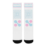 Cyber world White Socks - In Control Clothing