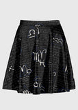 Dark Academia Zodiac Sign Skirt - In Control Clothing