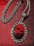 Goth Victorian Resin Necklace - In Control Clothing