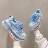 Pastel Blue Sport Running Shoes - In Control Clothing
