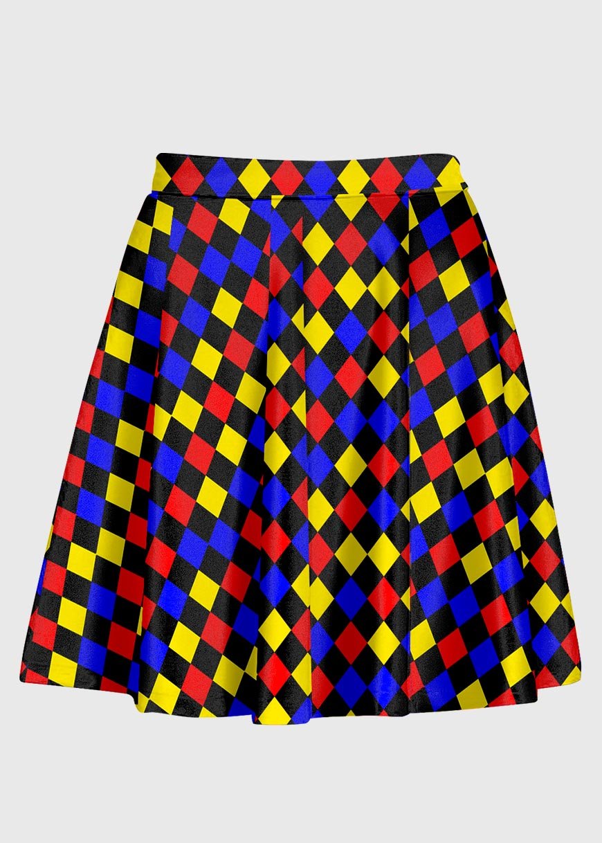 Black and Yellow Harlequin Pattern | Leggings