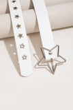 PU Leather Star Shape Buckle Belt - In Control Clothing