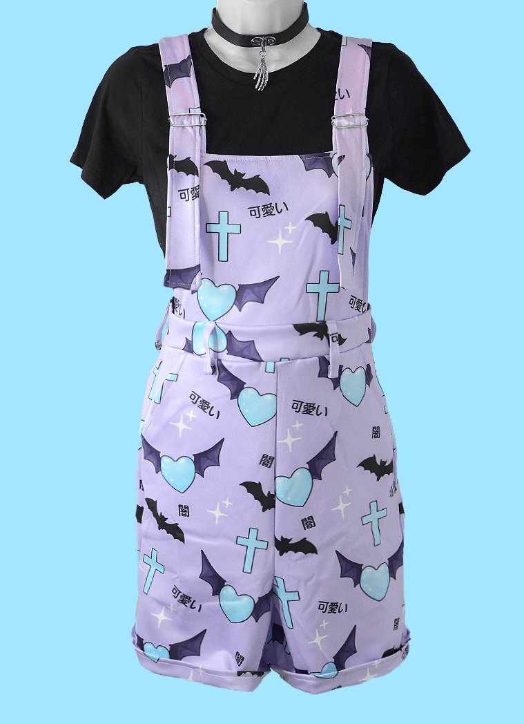 Pastel hot sale overall shorts
