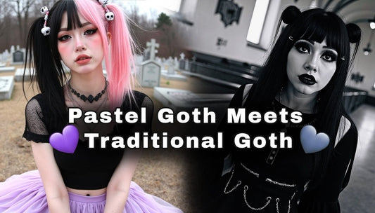 Exploring the Contrast: Pastel Goth Meets Traditional Goth - In Control Clothing