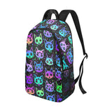 Rainbow Cartoon Cat Backpack