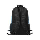 Blue Circuitry Backpack with Side Mesh Pockets