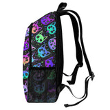 Neon Cat Backpack - Vibrant Cosmic Design