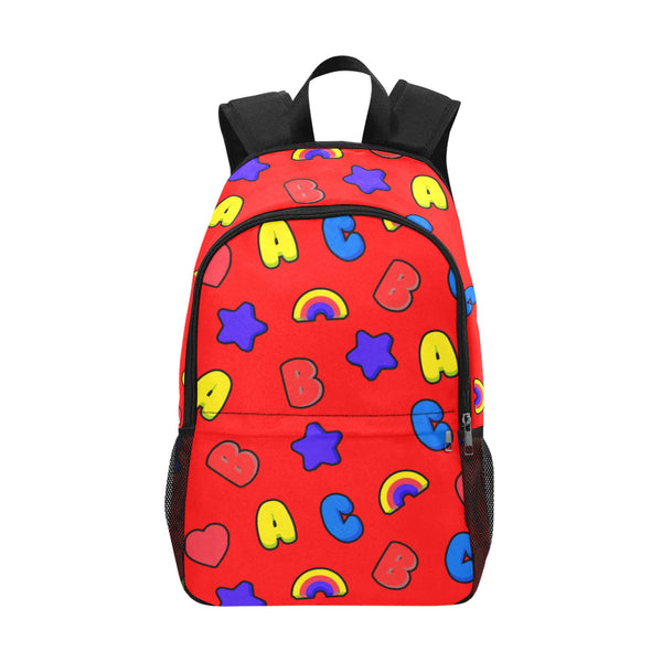Colorful Primary Color Aesthetic Backpack