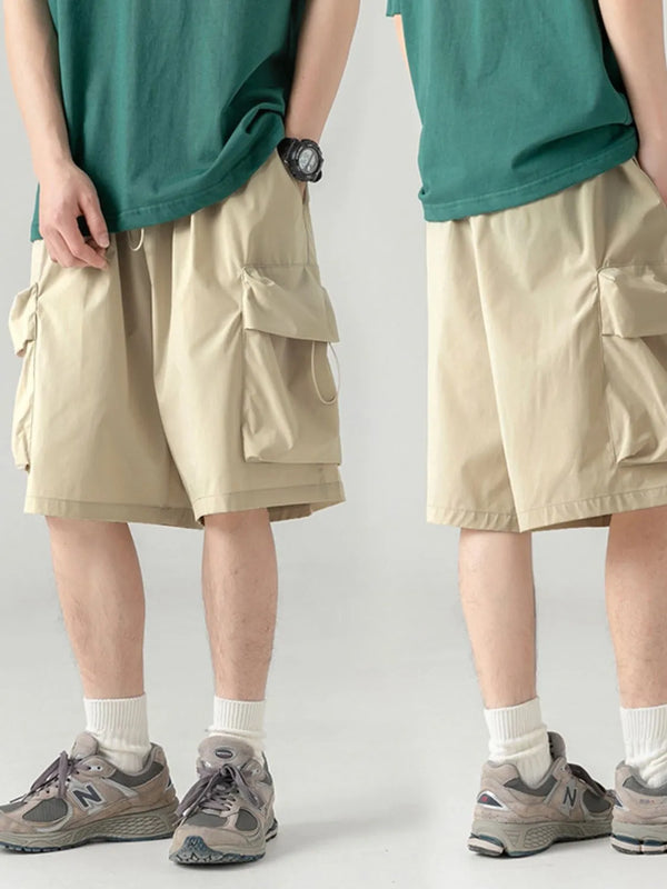 Men's Plus Size Drawstring Shorts