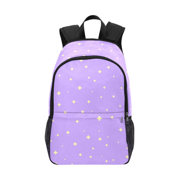 Lavender Star Backpack - Cute Minimalist Design