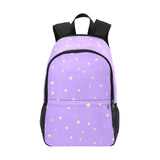 Lavender Star Backpack - Cute Minimalist Design