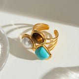 18K Gold - Plated Open Ring