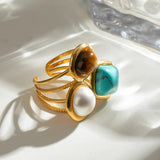 18K Gold - Plated Open Ring