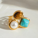 18K Gold - Plated Open Ring