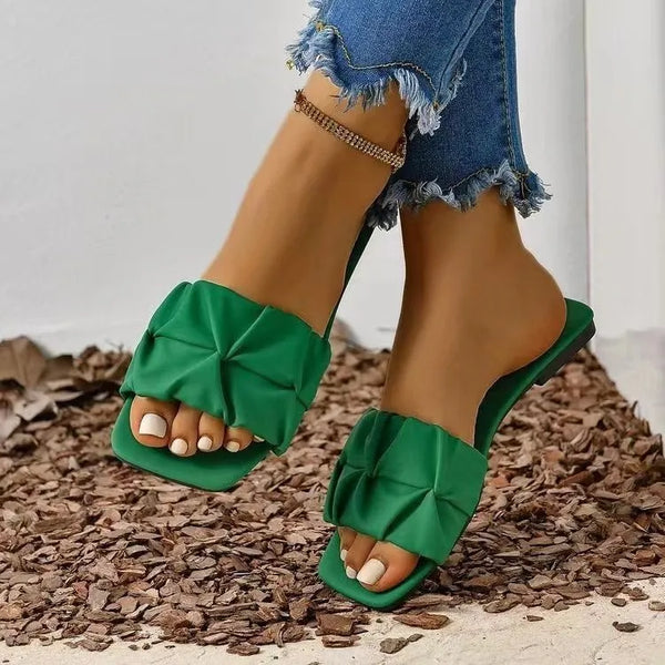Open Toe Flats Sandals