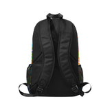Colorful Helvetica Aqua Aero-Inspired Backpack