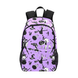 Halloween Witch Pattern Backpack - Gothic Vibes