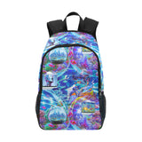 Helvetica Aqua Aero Aesthetic Backpack