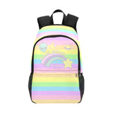 Rainbow Fairy Kei Backpack - Cute Kawaii Alien Theme