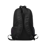 Purple Fantasy Scene Backpack with Eye Motif