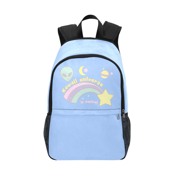 kawaii uni blue Fabric Backpack with Side Mesh Pockets (Model 1659)