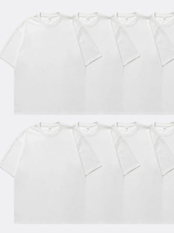 Men's Plus Size Round Neck Half Sleeve T-Shirt