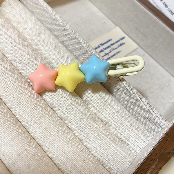 4 Piece Fairy Kei Star Acrylic Hair Pin