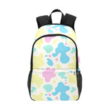 Cow Print Kawaii Backpack - Pastel Aesthetic Style