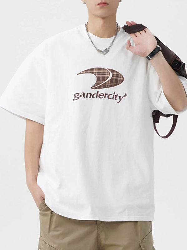 Men's Plus Size Graphic Round Neck Half Sleeve T-Shirt