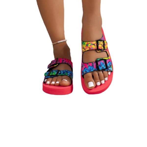 Open Toe Flats Sandals