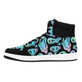 Smiley Trippy Men's High Top Sneakers