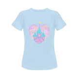 Kawaii Women's Heart Castle T-Shirt