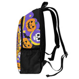 Spooky Magic Fabric Backpack with Side Mesh Pockets