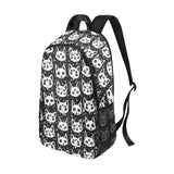 Black & White Cat Pattern Backpack