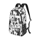 Black & White Anime Backpack - Manga Panel Art