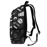 Occult Gothic Backpack with Side Mesh Pockets
