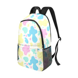 Cow Print Kawaii Backpack - Pastel Aesthetic Style