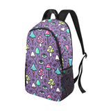 Mystical Pixel Mushroom Backpack - Purple Aesthetic Accessory