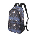 Weirdcore Lurking Eyes Print Backpack