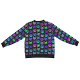 Men's Colorful Cat Cardigan – Bright & Bold Cartoon Prints