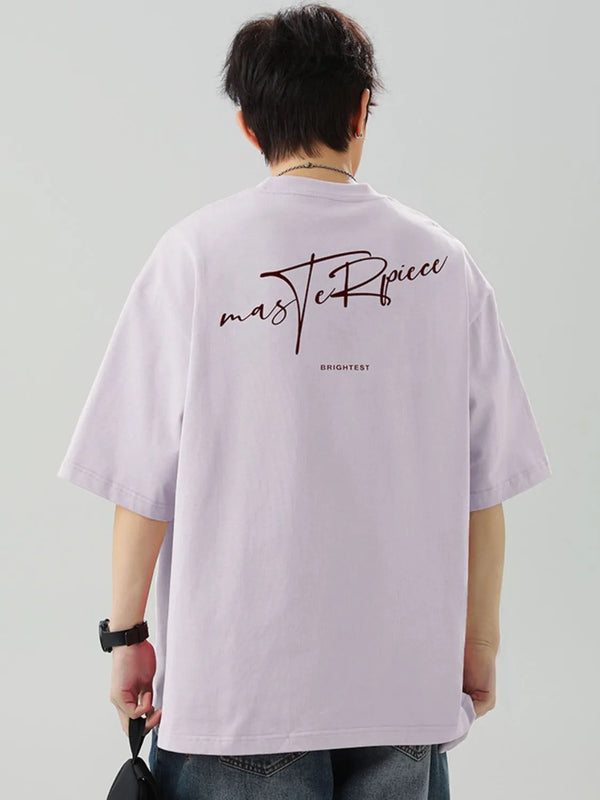 Men's Plus Size Round Neck Half Sleeve T-Shirt