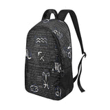 Handwritten Zodiac Backpack with Star Sign Details