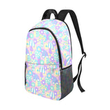 Pastel Aesthetic Backpack with Mushroom and Flower Design