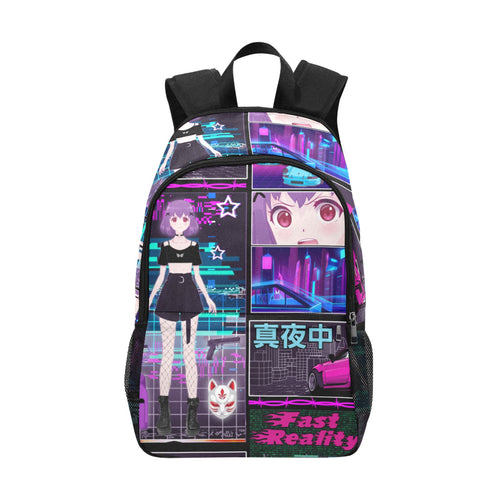 Anime Cyberpunk Backpack - Fast Reality Design