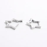 925 Sterling Silver Star Earrings - Y2k Star Earrings