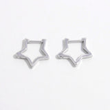 925 Sterling Silver Star Earrings - Y2k Star Earrings
