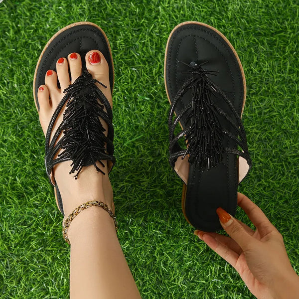 Toe Post Flats Sandals